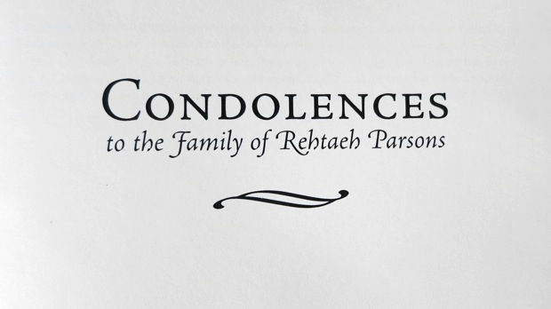 Book of Condolences